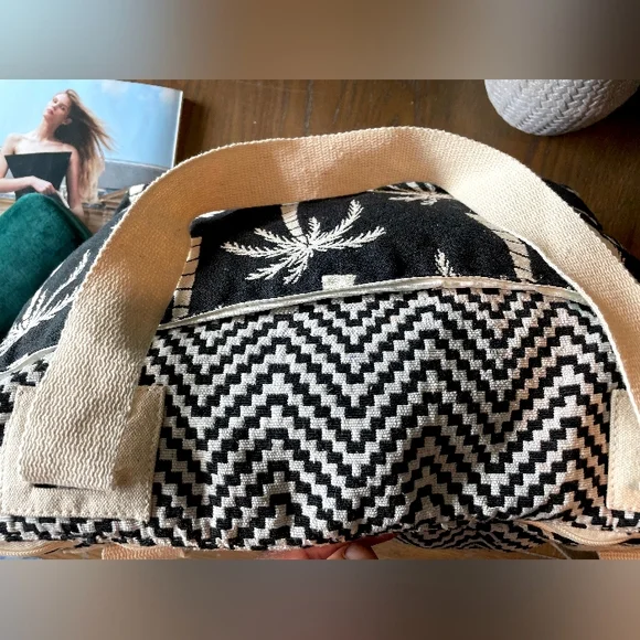 Boutique Miami Resort Beach Vacation Summer Tropical Palm Tree Bag ( NEW ) - Picture 4 of 9